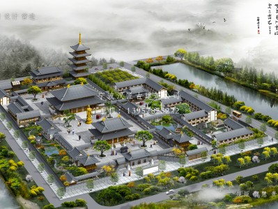 邳州寺庙建筑总体规划方案