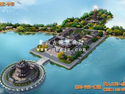 邳州寺庙建筑整体规划设计